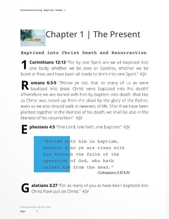 The best Bible Verse Bible Study resources Baptism ebook free inside peek