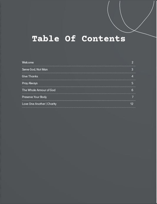 The best Bible Verse Bible Study resources Gods Will Part two ebook table of Contents